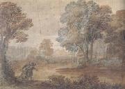 Claude Lorrain Landscape with Tobias and the Angel (mk17) Spain oil painting artist